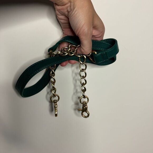 Steven Steve Madden green pebbled leather tassel slouchy hobo bag - Picture 13 of 16